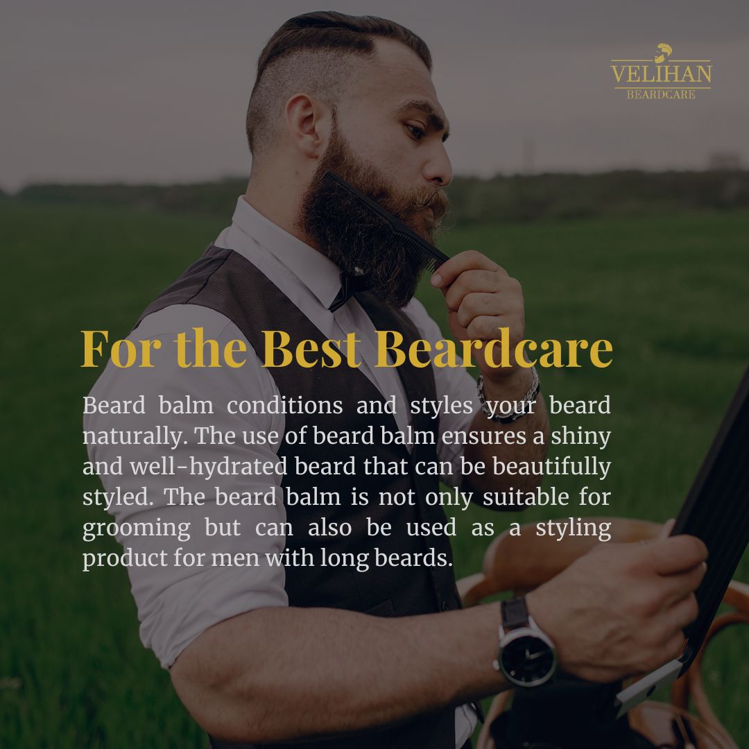 Coffret cadeau - Duo de soins de la barbe avec baume à barbe Sandalwood et brosse à barbe