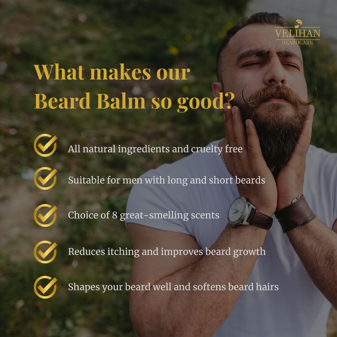 Coffret cadeau - Duo de soins de la barbe avec baume à barbe Sandalwood et brosse à barbe