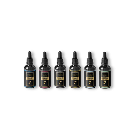Coffret d'échantillons d'huile à barbe