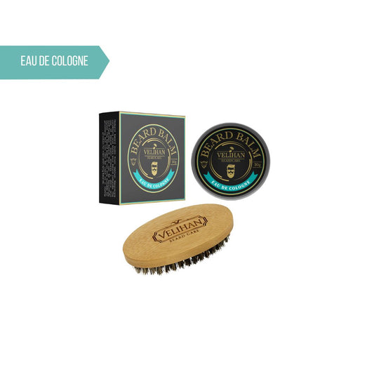 Bartpflege-Duo-Pack Bartbalsam Eau De Cologne & Bartbürste – Bartpflege-Set