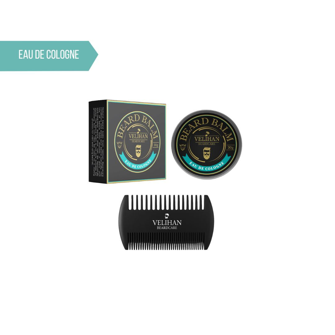 Baardverzorging Duo Pack Baardbalsem Eau De Cologne & Baardkam- Baardverzorging set