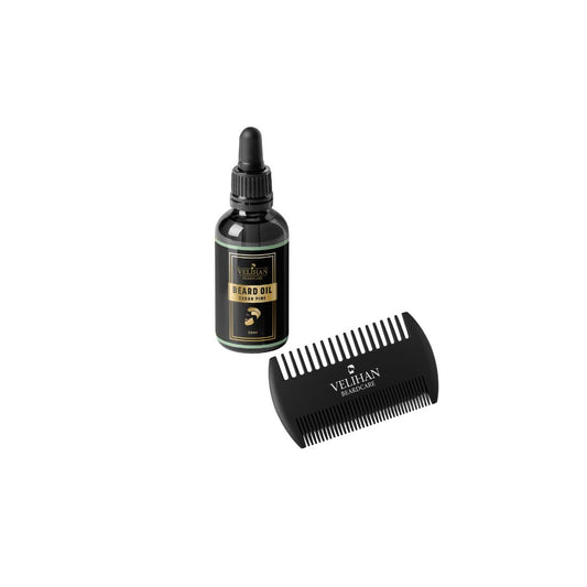 Beard Care Set Beard Oil & Beard Comb